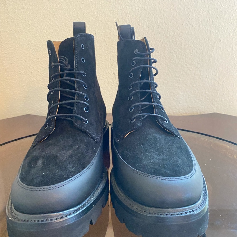 Anton black suede